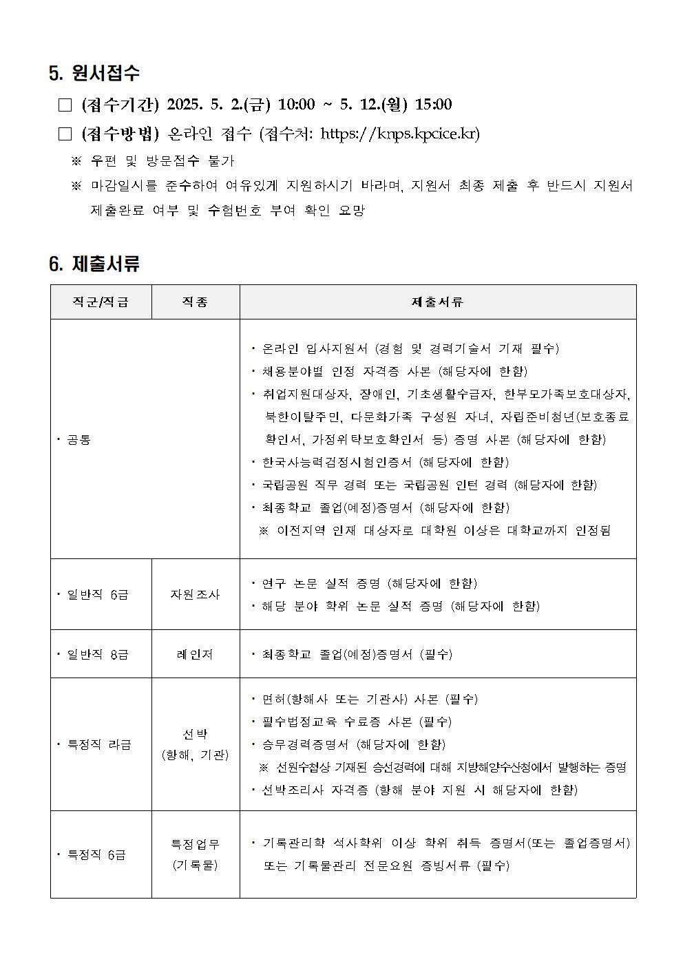 국립공원공단 직원 채용 홍보